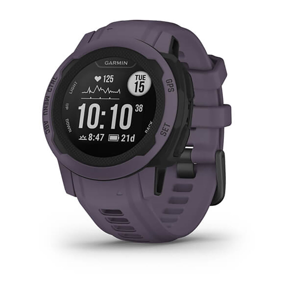 Garmin Instinct 2S Deep Orchid Silicone Band Full Display Watch - 010-02563-04