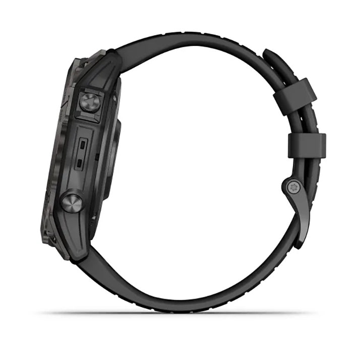 Garmin Epix Pro Gen 2 Sapphire Edition 51mm Carbon Gray DLC Titanium Black Silicone Full Display Watch