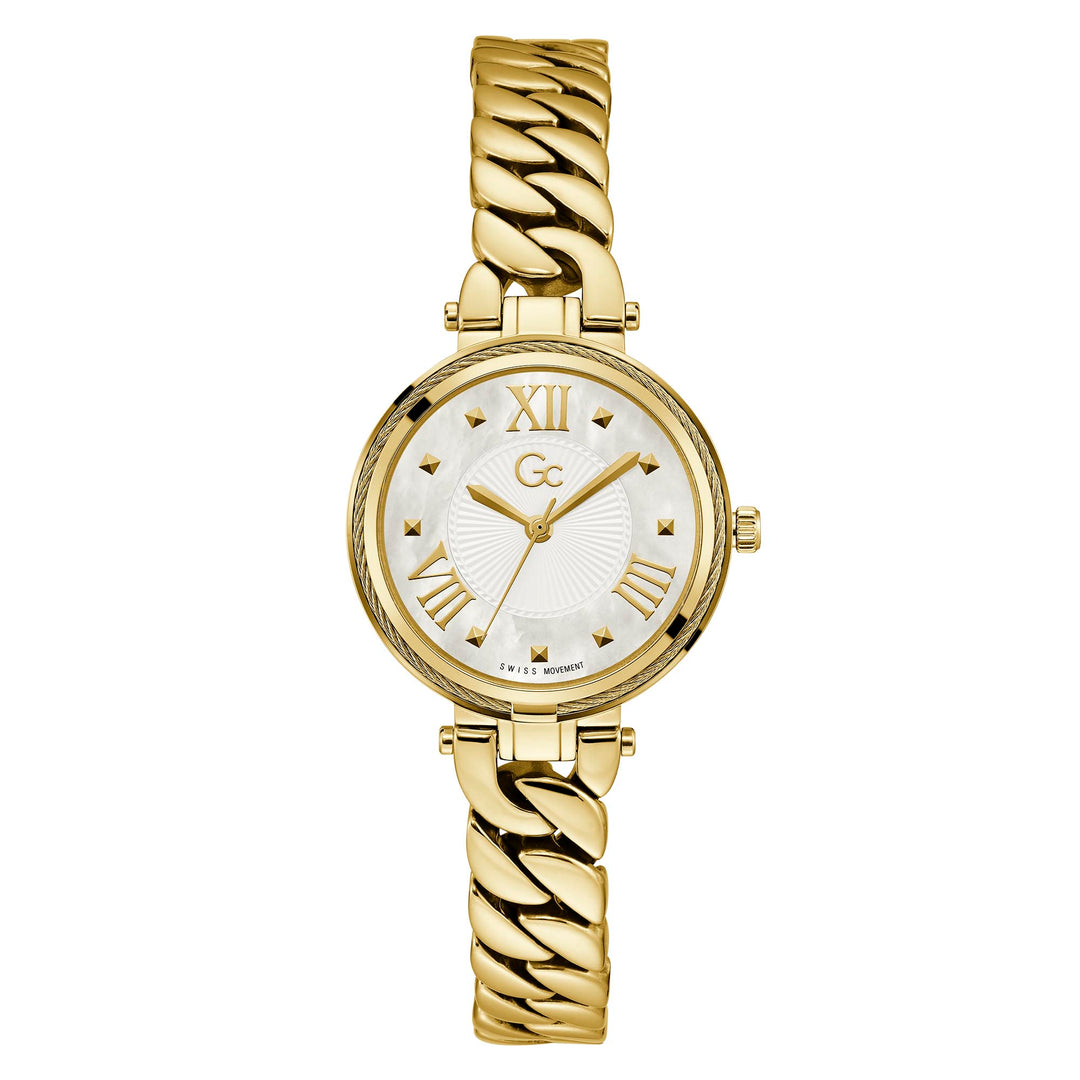 Gc Women's Watch Gold Tone Case Quartz