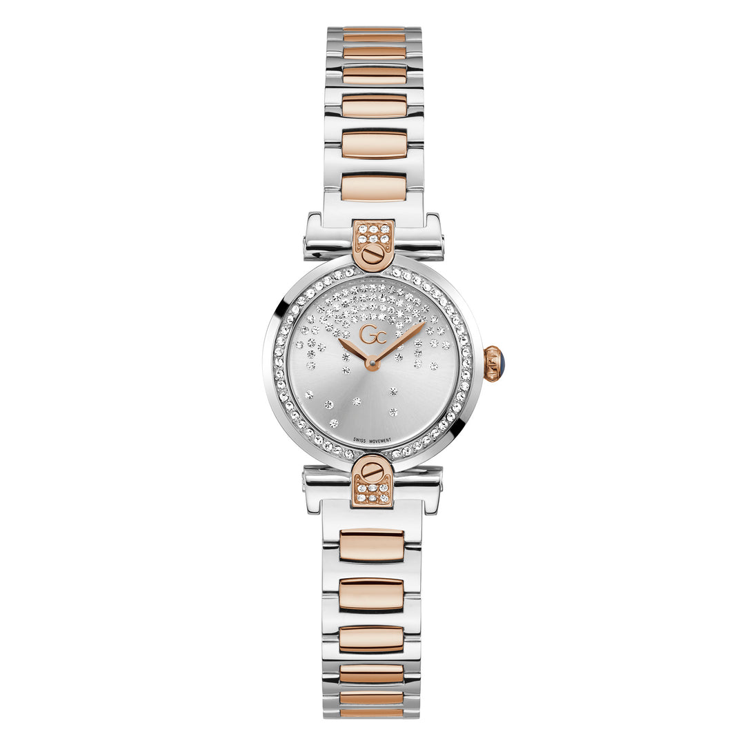 Gc Women's Watch Silver Case Quartz