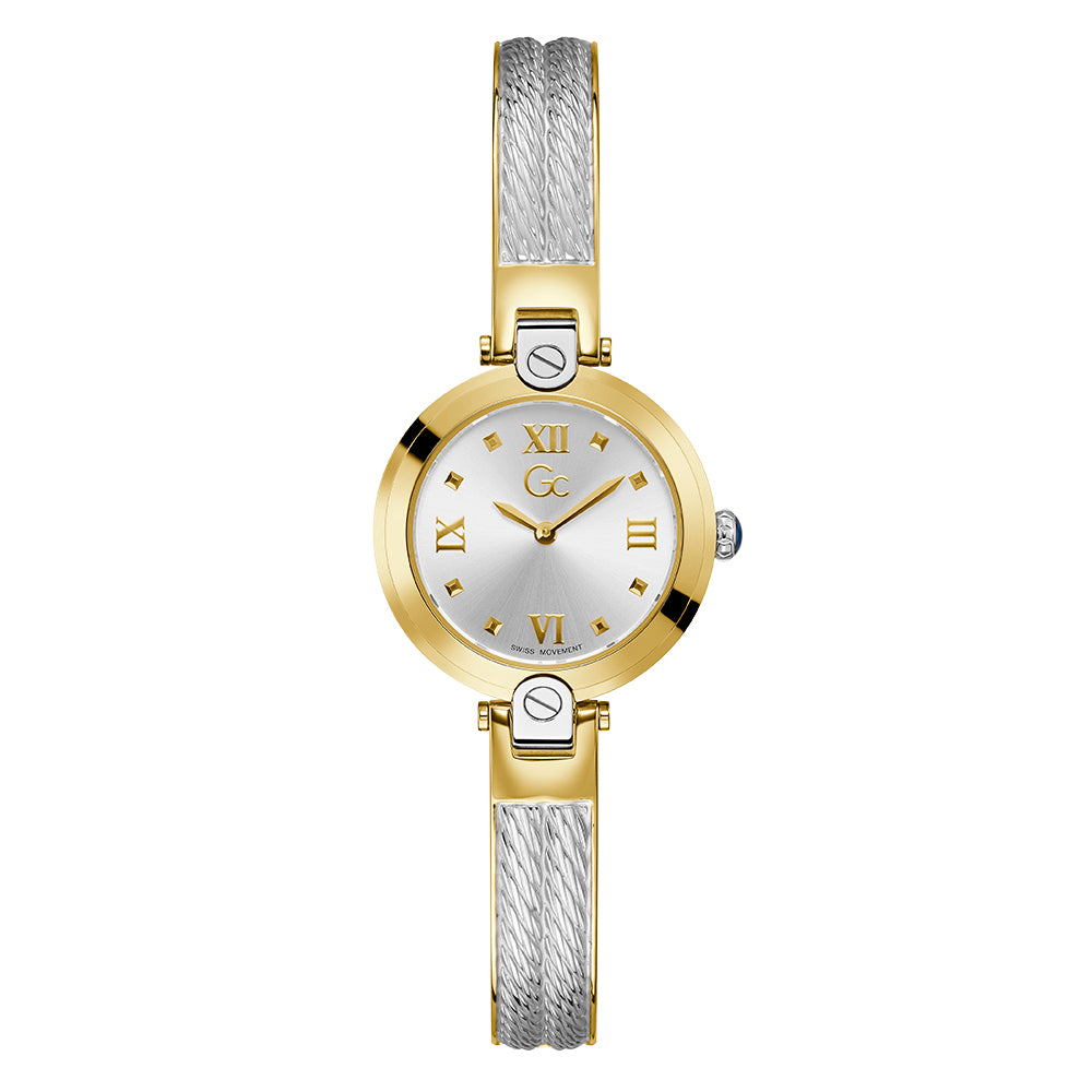Gc Women's Watch Yellow Gold Tone Case Quartz