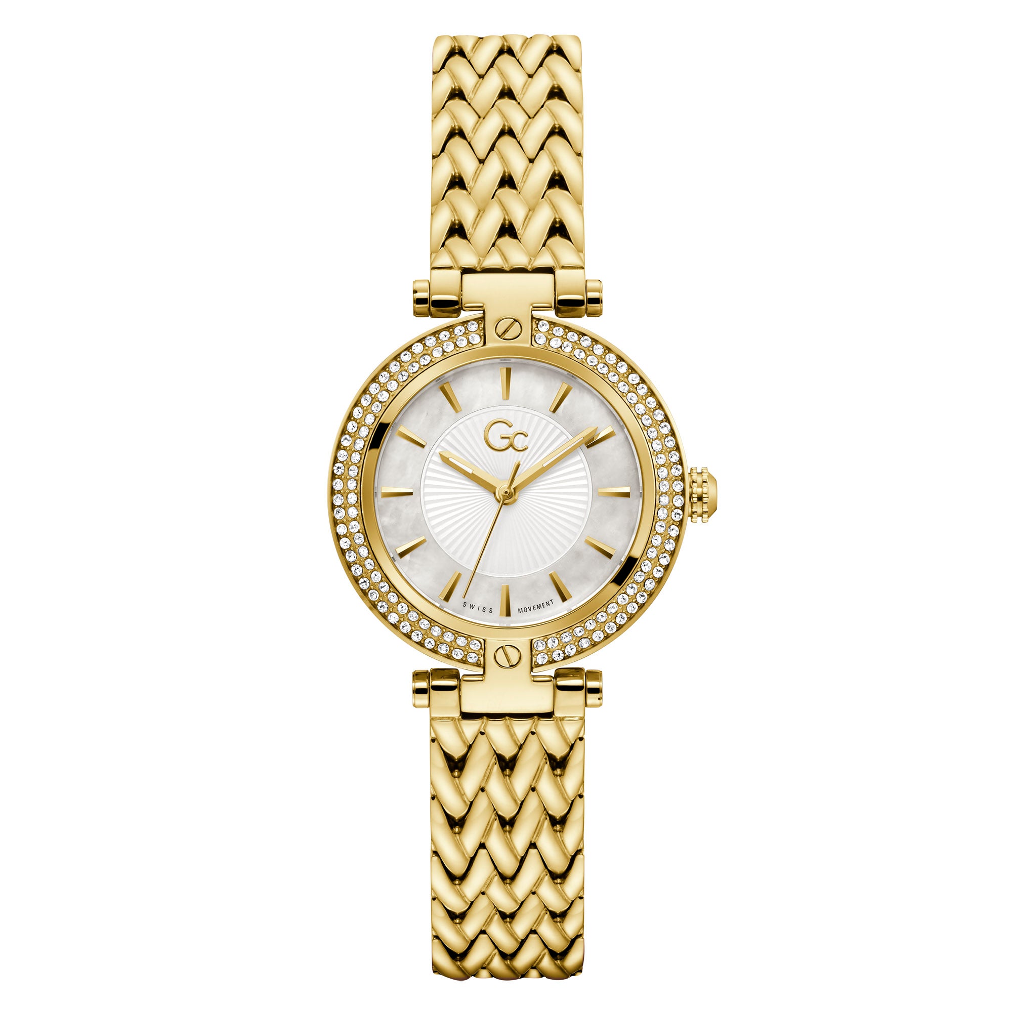 Gc Women's Watch Gold Tone Case Quartz The Watch House