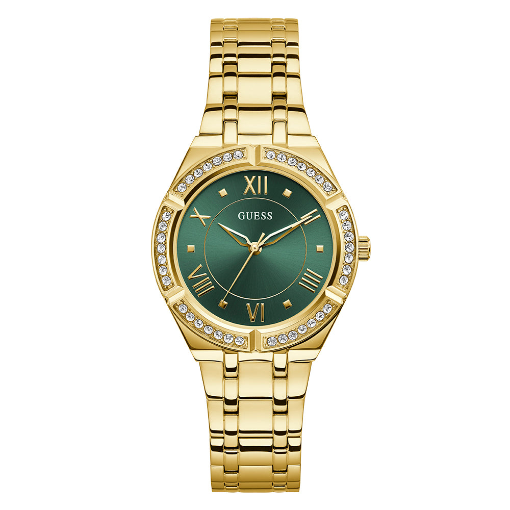 Guess Women s Watch Gold Tone Case Quartz The Watch House