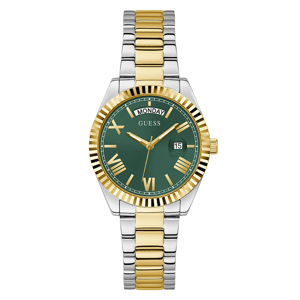 Guess Women's Watch 2 Tone Tone Case Quartz