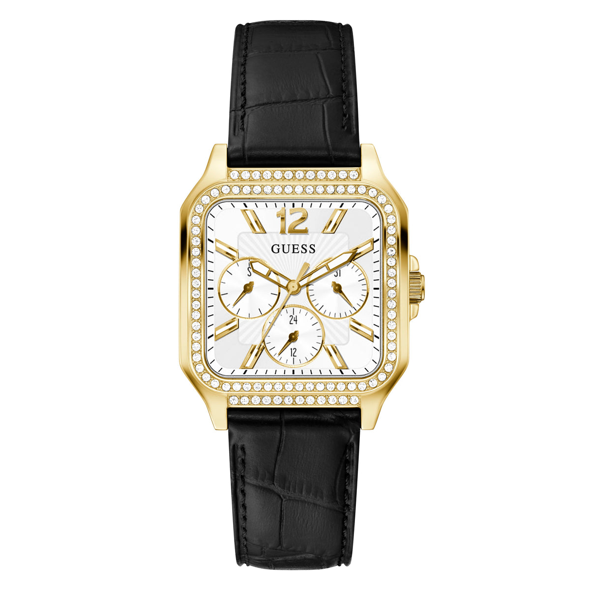 Guess Women's Watch Gold Tone Case Quartz