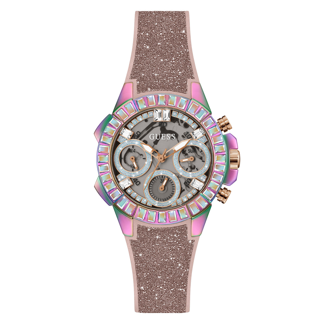 Guess Women's Watch Purple Tone Case Quartz