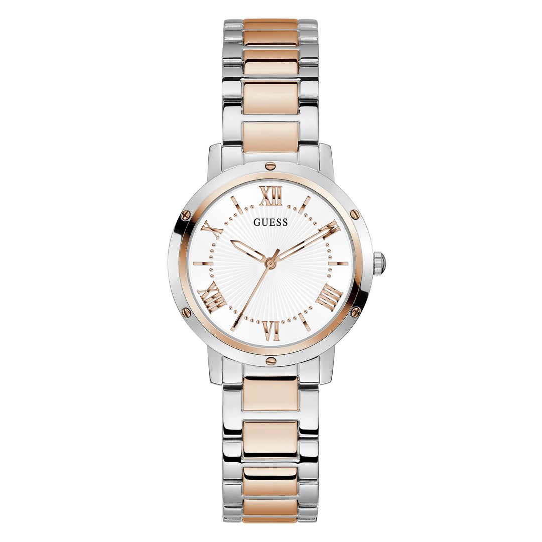 Guess Women's Watch Rose Gold Tone Case Quartz