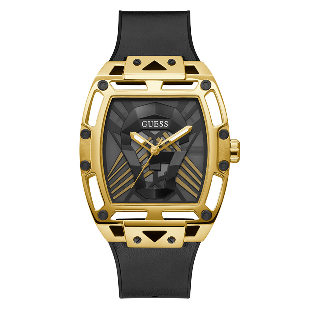 Guess watch gold and black sale