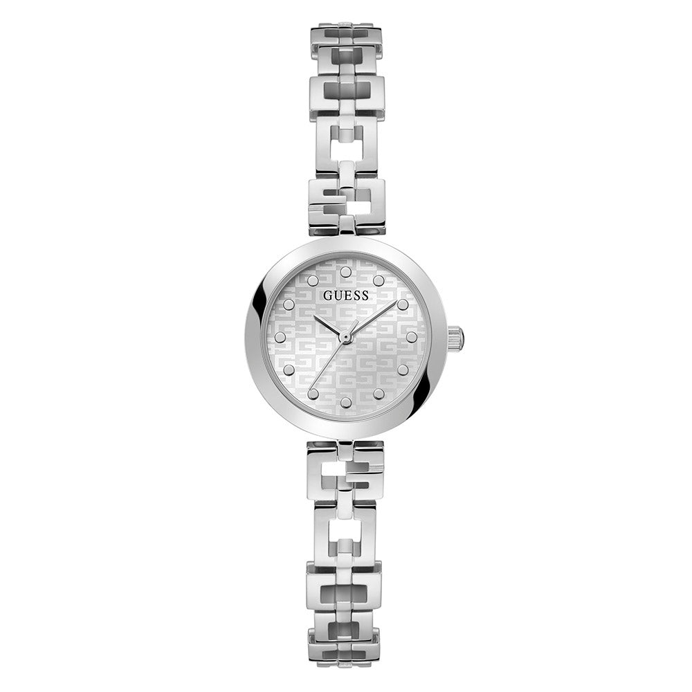 Guess Women's Watch Silver Tone Case Quartz