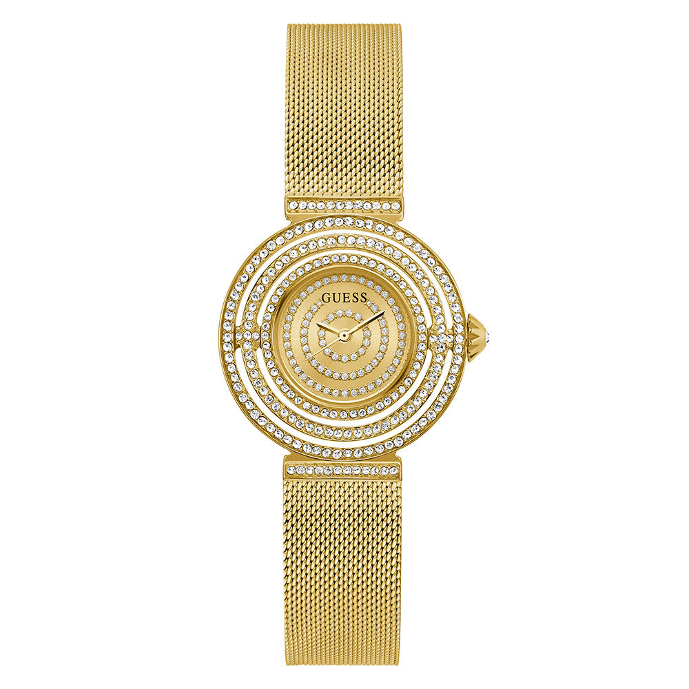 Guess Women's Watch Silver Tone Case Quartz
