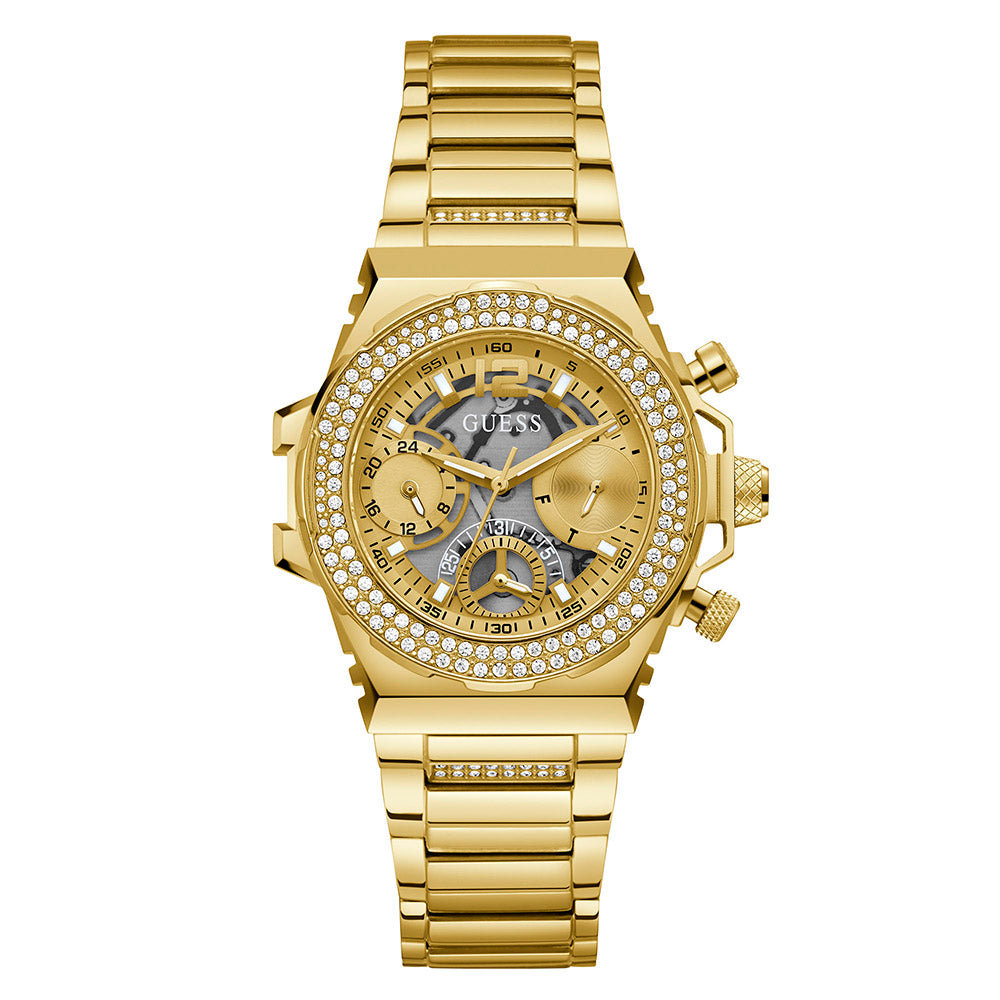 Guess diamond watch womens best sale