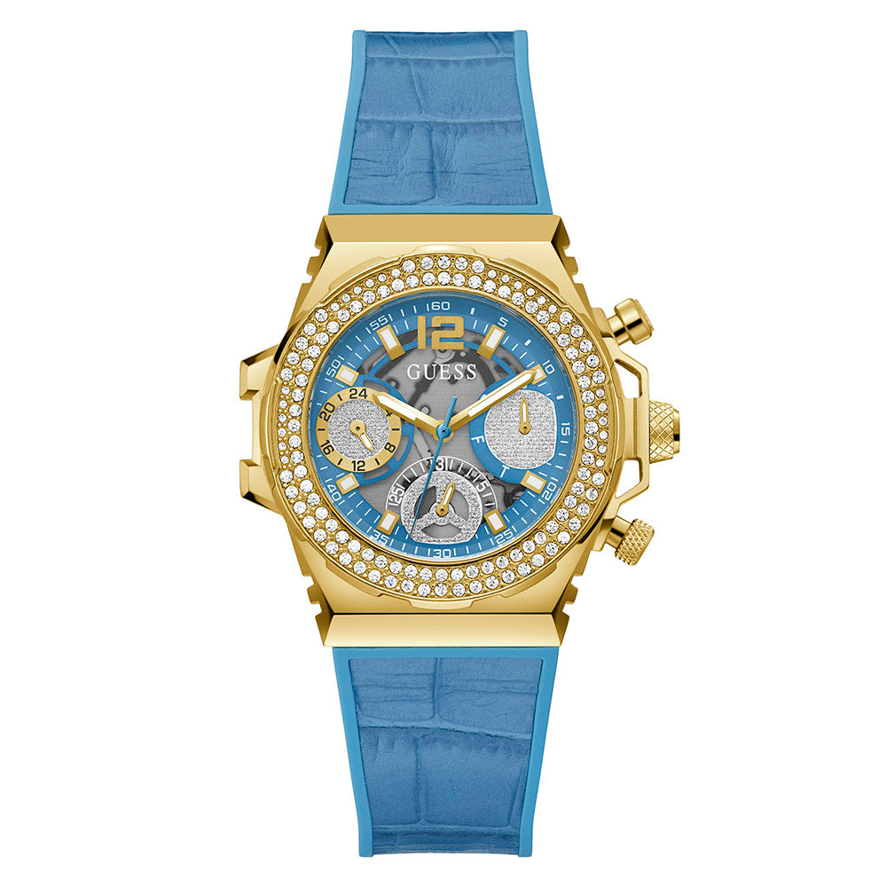 Guess Women's Watch Gold Tone Case Quartz