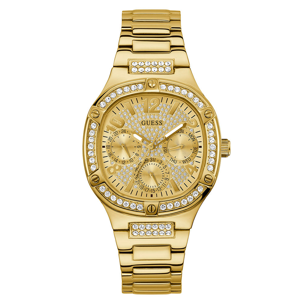 Guess Women's Watch Gold Tone Case Quartz