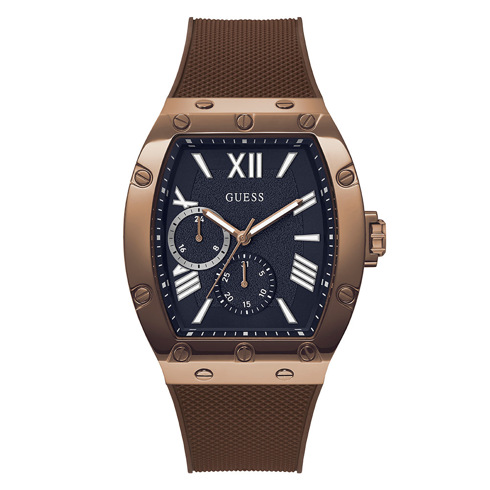Guess Men's Watch Rose Gold Tone Case Quartz