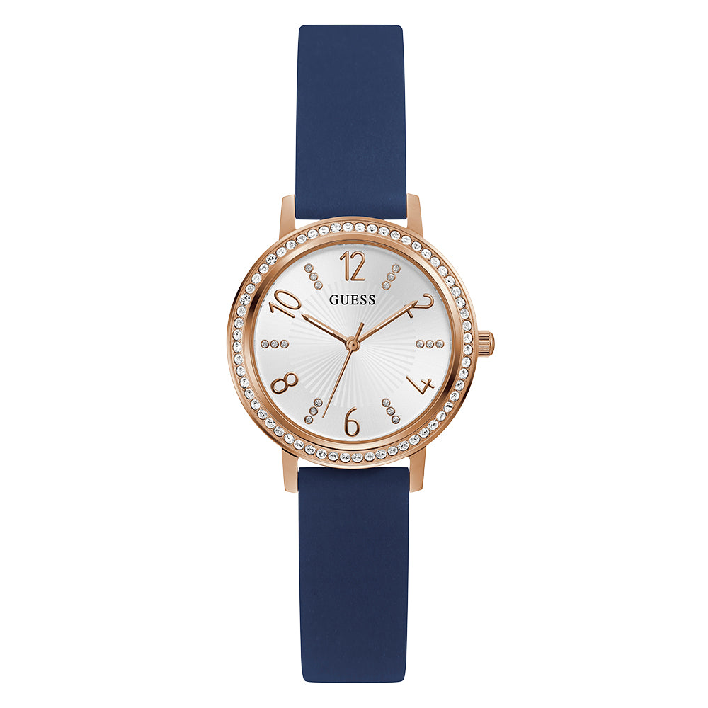 Guess Women's Watch Rose Gold Tone Case Quartz