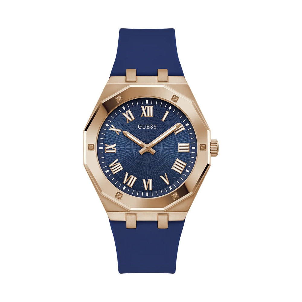 Guess men's shop rose gold watches