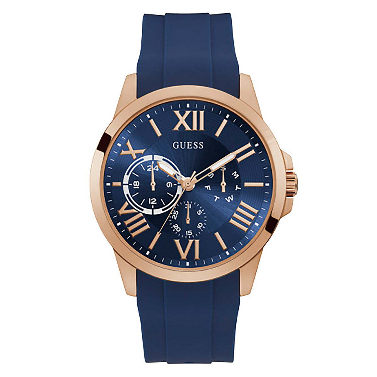 Guess Men's Watch Rose Gold Tone Case Quartz