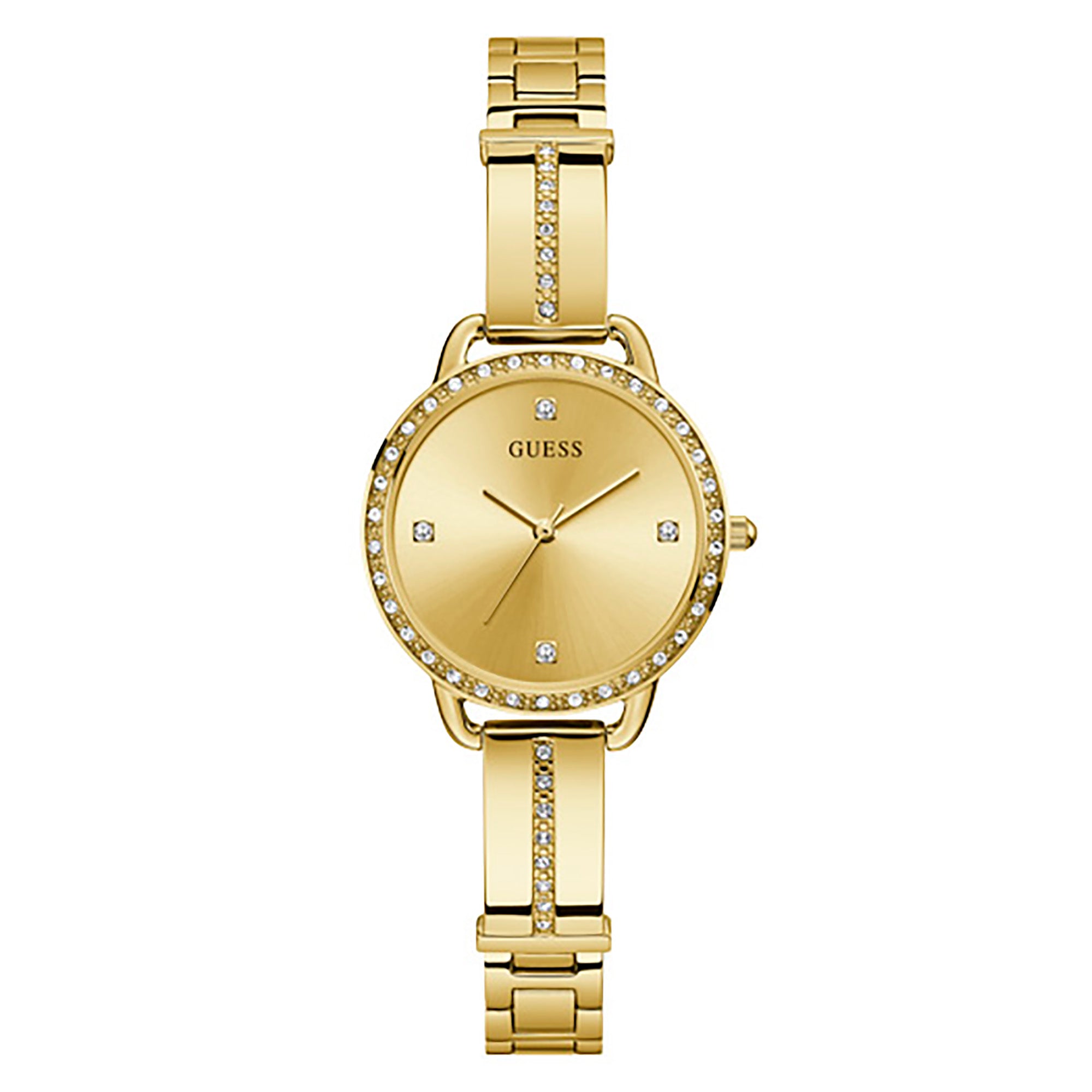 Guess Women s Watch Gold Tone Case Quartz The Watch House