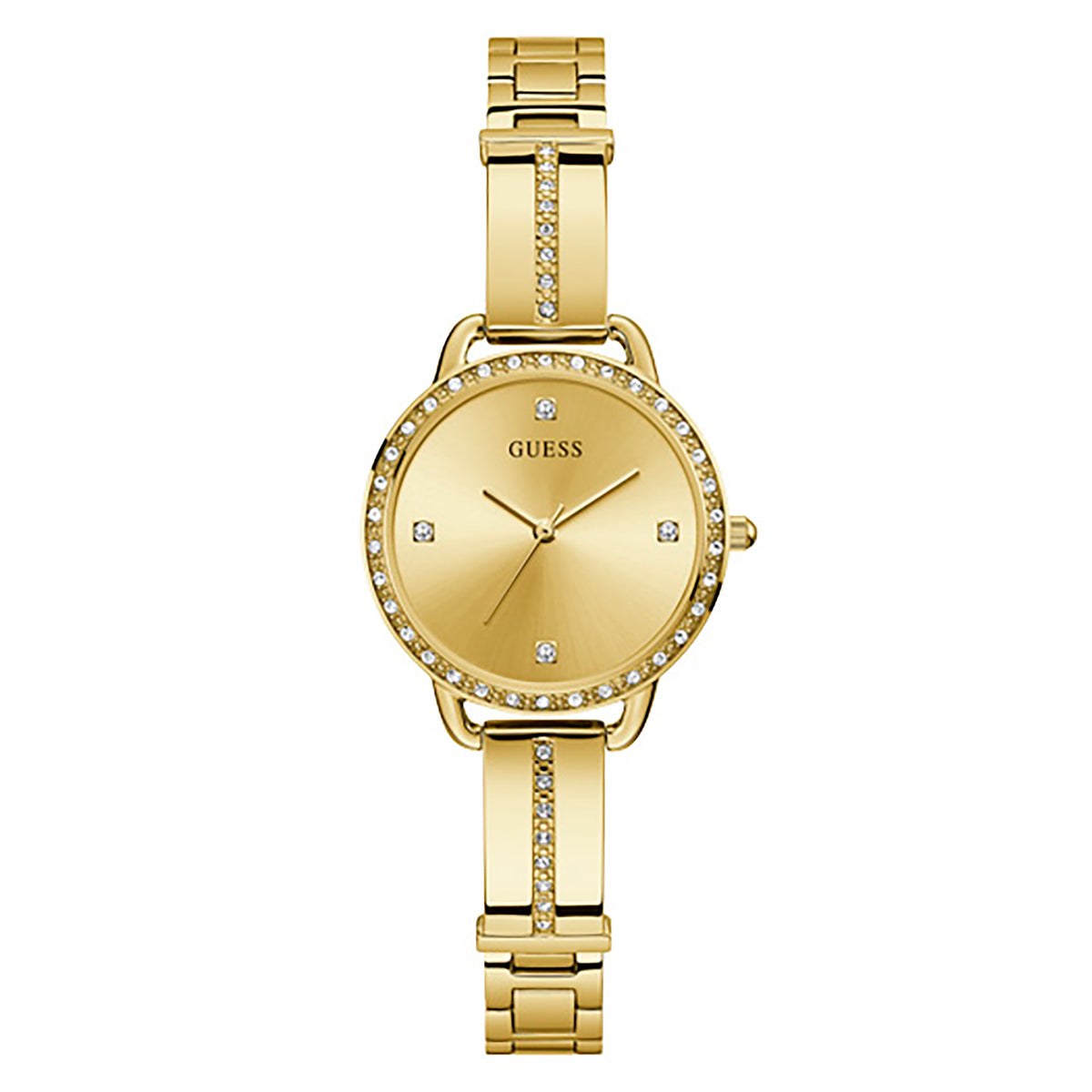 Guess Women's Watch Gold Tone Case Quartz