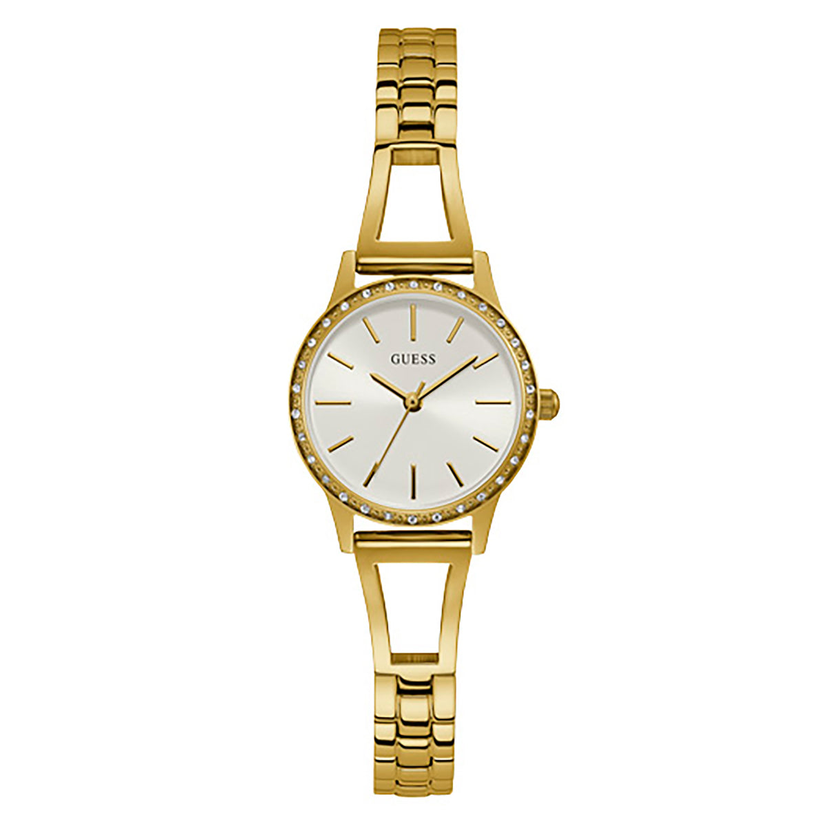 Guess Women's Watch Gold Tone Case Quartz