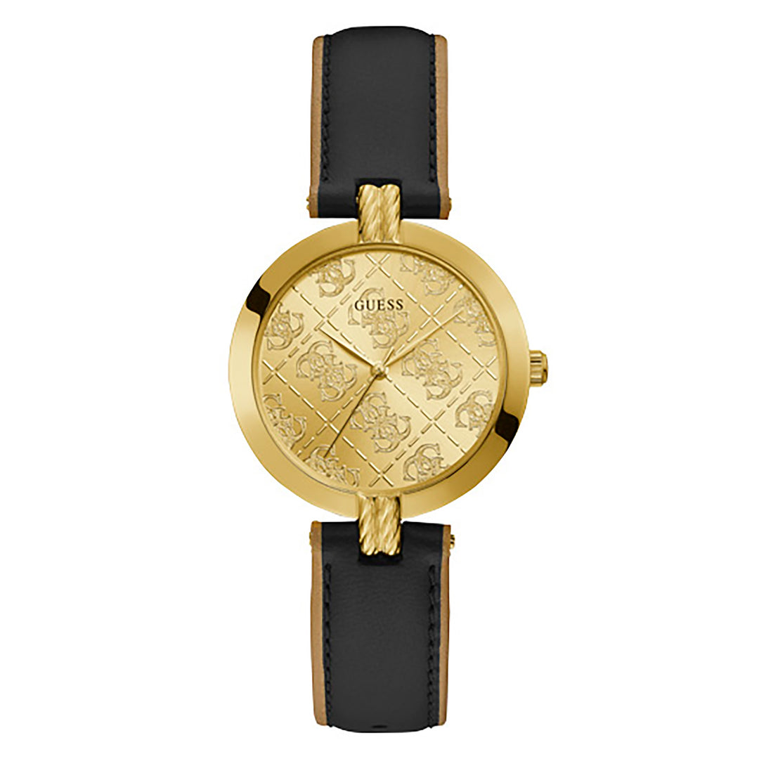 Guess Women's Watch Gold Tone Case Quartz