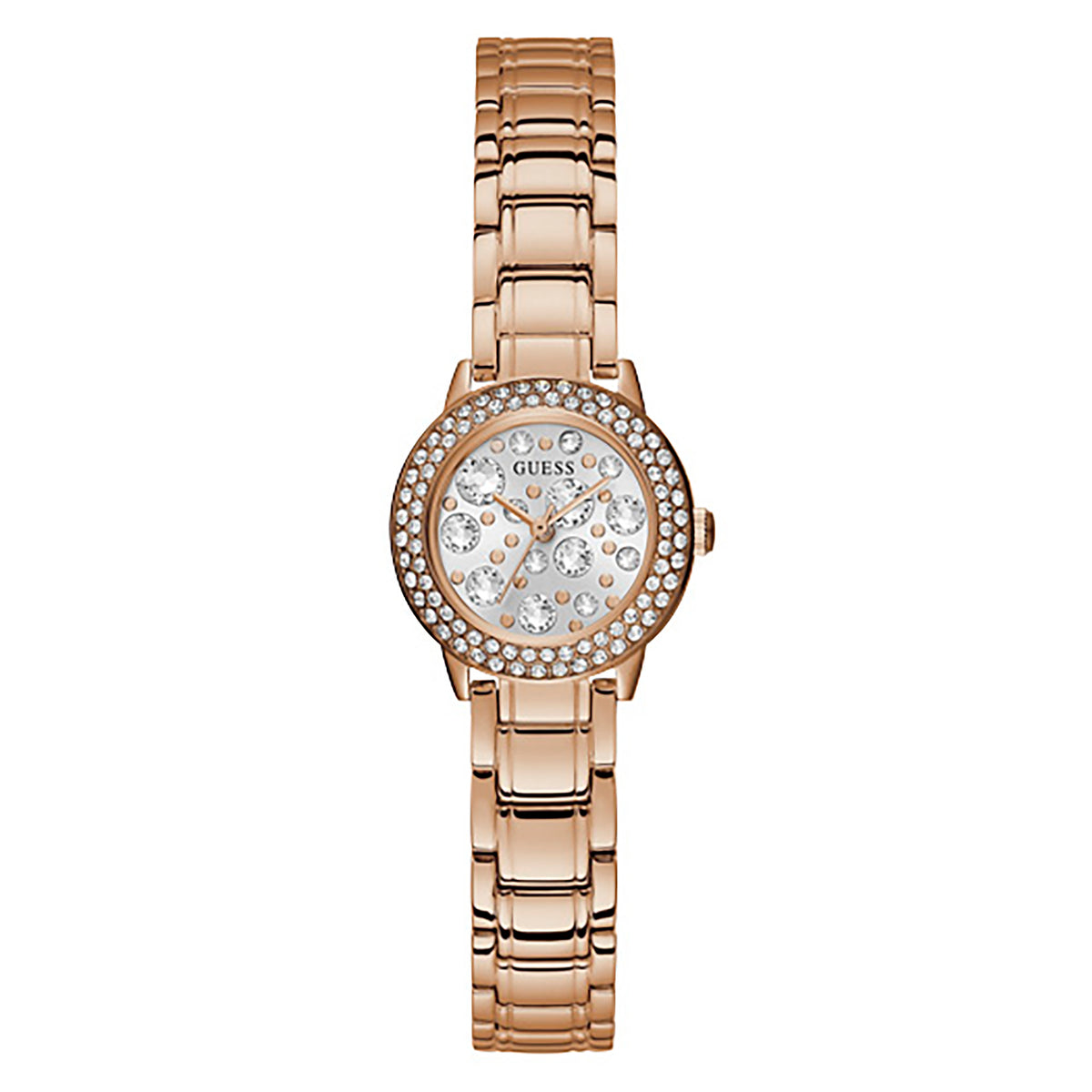 Guess Women's Watch Rose Gold Tone Case Quartz
