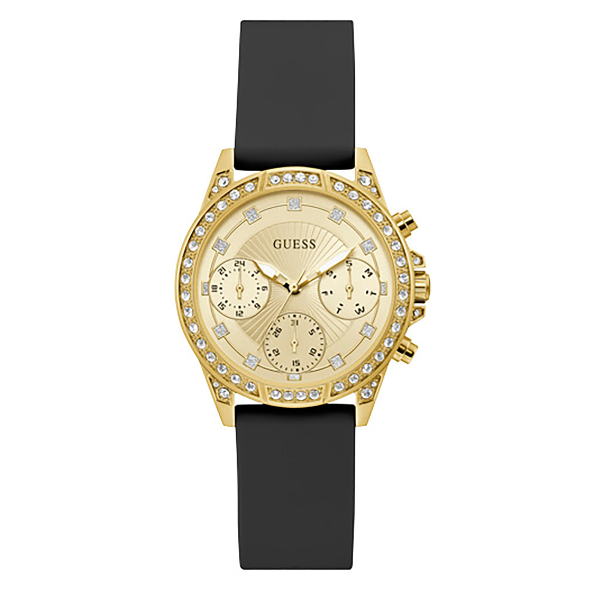 Guess Women's Watch Gold Tone Case Quartz