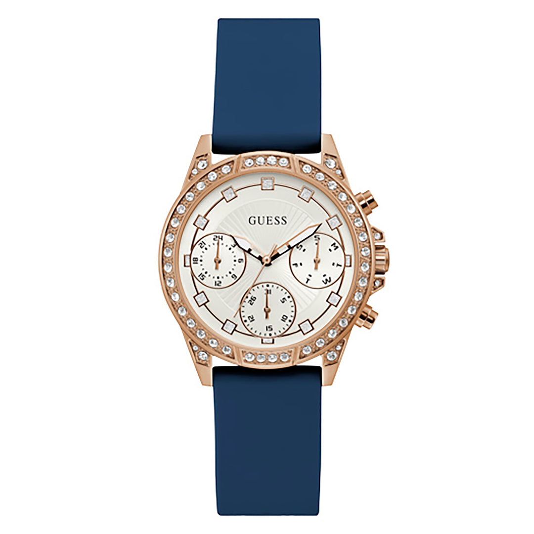 Guess Women's Watch Rose Gold Tone Case Quartz
