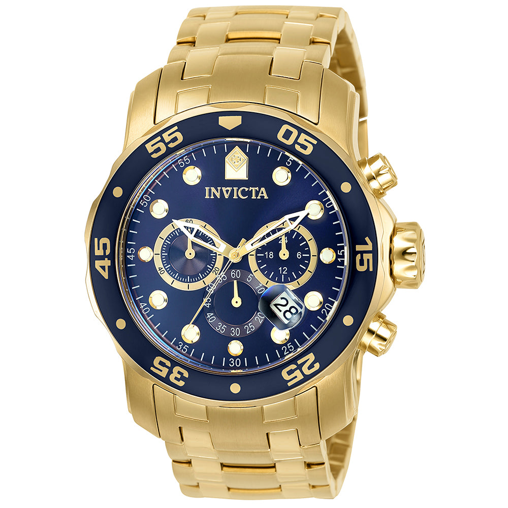 Invicta pro cheap diver blue gold