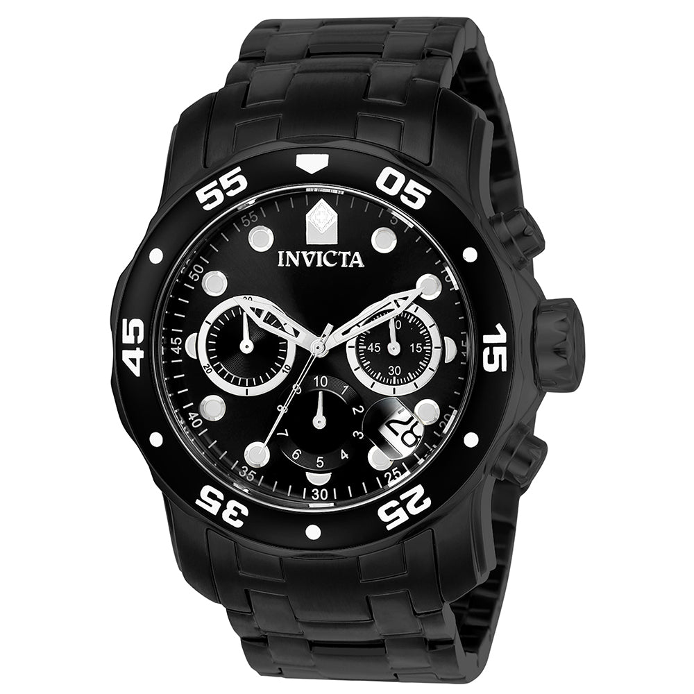 INVICTA Pro Diver Men's 48mm Stainless Steel Black Black dial VD53 Quartz