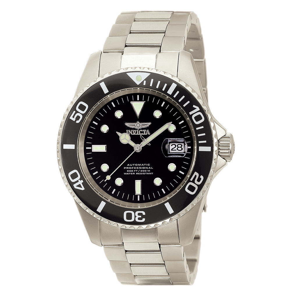 INVICTA Pro Diver Men's 45mm Titanium Titanium Black dial NH35A Automatic