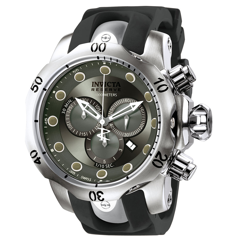 Invicta Reserve Men's 53.7mm Stainless Steel Steel Grey dial 5040.D Quartz