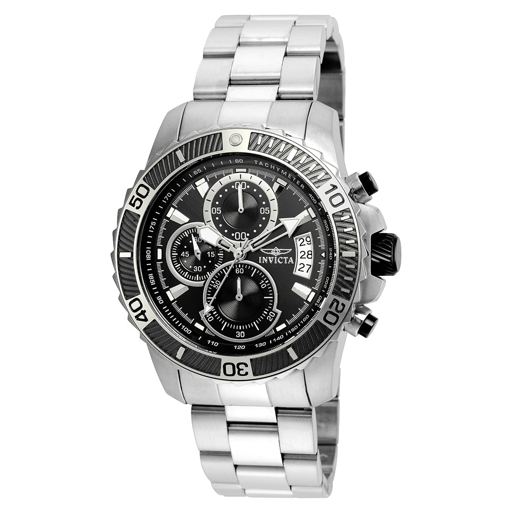 Invicta pro diver black stainless steel men's clearance watch