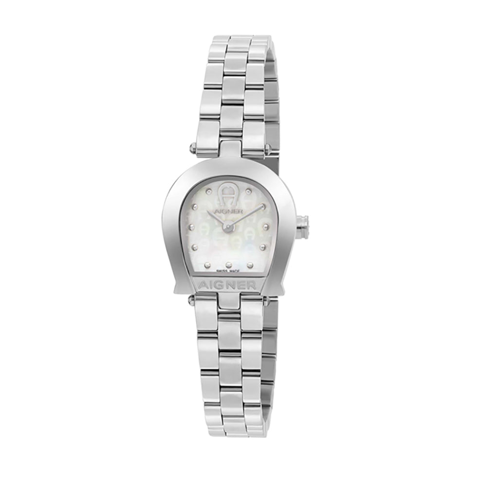 Aigner Muggia Ladies Steel Bracelet White Mop Dial Watch | Ma119204 | The Watch House. Shop at www.watches.ae Regular price AED 2500 . Online offers available.