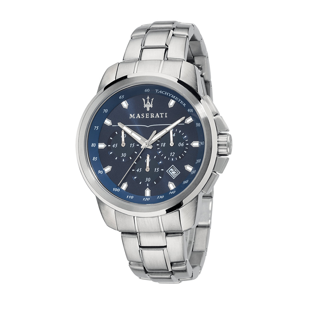 Maserati Men's SUCCESSO 44MM CHRONO BLUE D BR SS C
