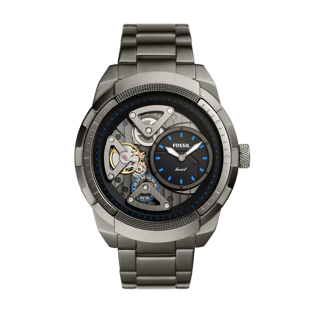 Fossil Analog Men's Watch Stainless Steel Metal Bracelet - ME1171