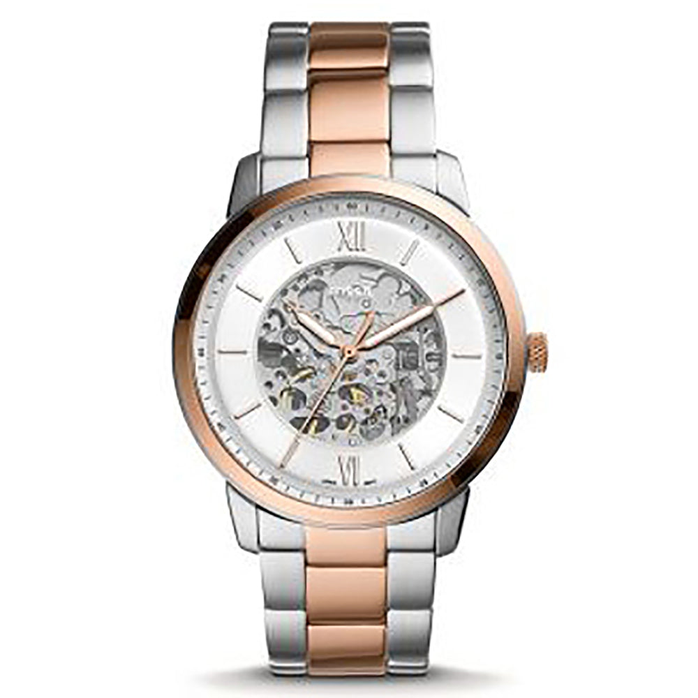 Fossil Automatic Men's Watch Gold Plated Metal Bracelet - ME3196