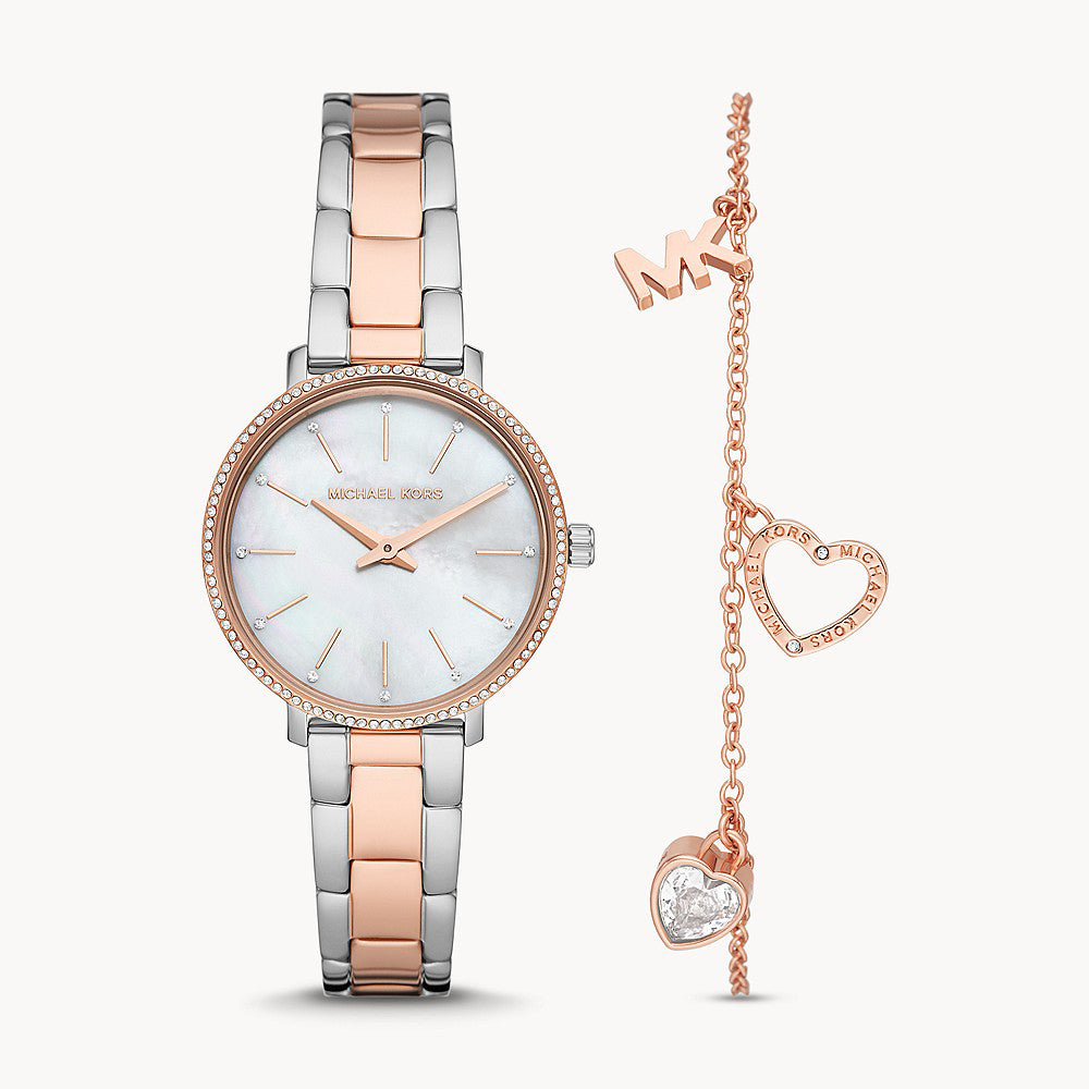 Slider Bracelet Gift Set Michael Kors Watch With Bracelet Set