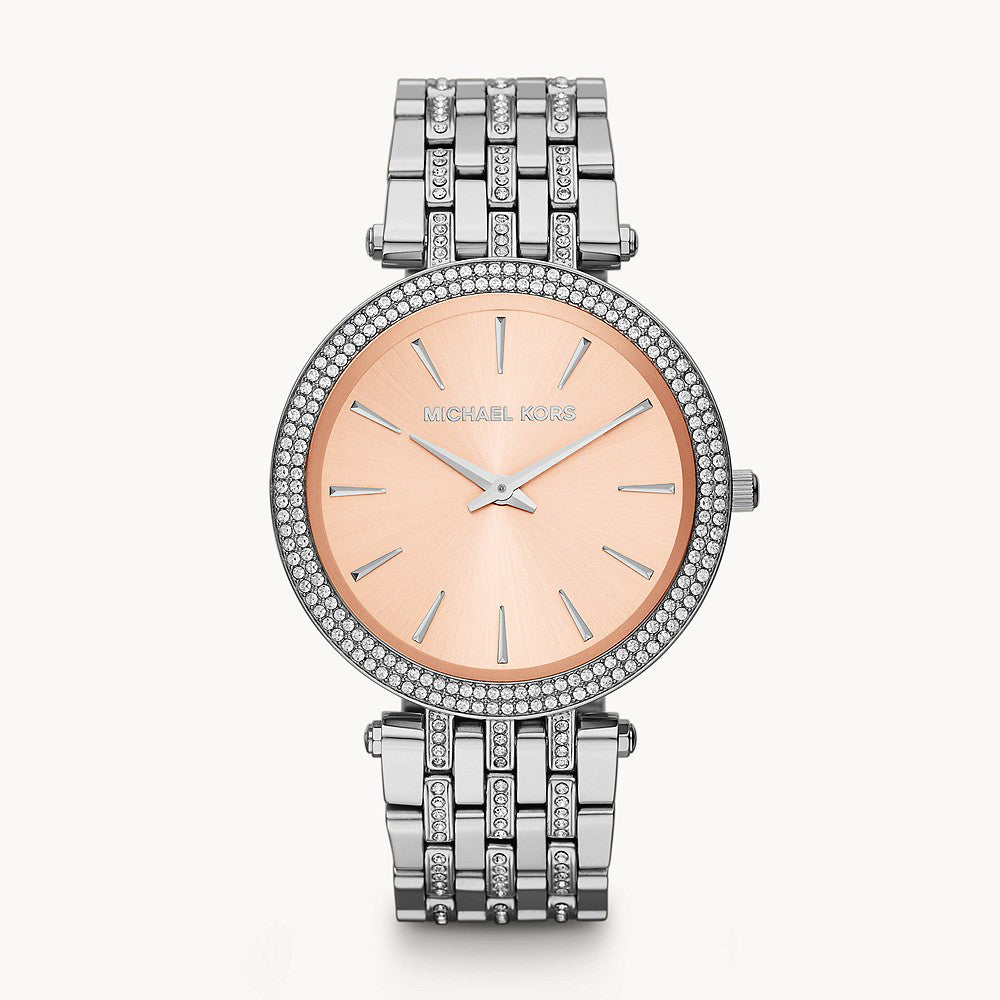 Michael Kors Darci Three-Hand Stainless Steel Women's Watch - MK3218