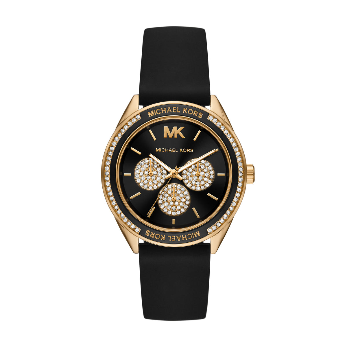 Michael Kors Analog Women's Watch Gold Plated Plastic Strap