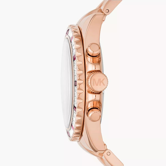 Michael Kors Everest Women's Chronograph Rose Gold-Tone Stainless Steel Watch