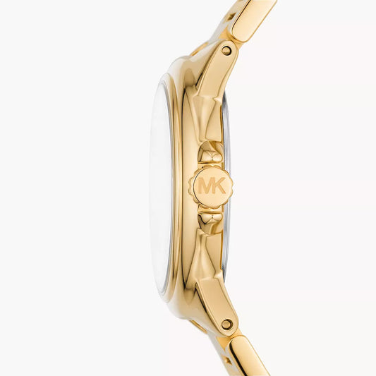 Michael Kors Camille Women's Three-Hand Gold-Tone Stainless Steel Watch