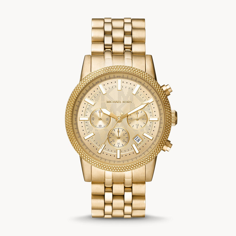 Gold Michael Kors Herenhorloge Michael Kors Hutton Chronograph - Main Image