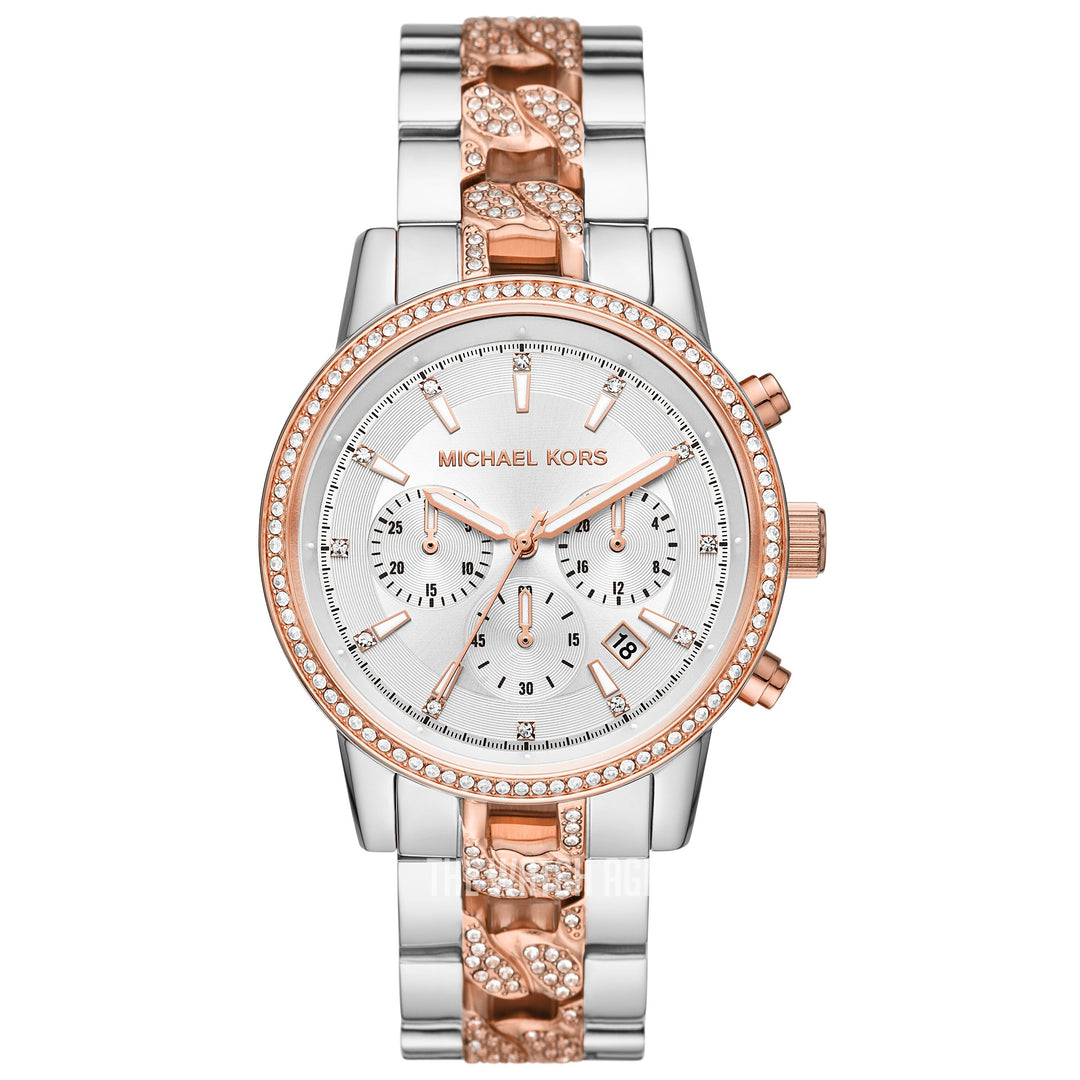 Michael Kors Analog Men's Watch Gold Plated Metal Bracelet - MK6938