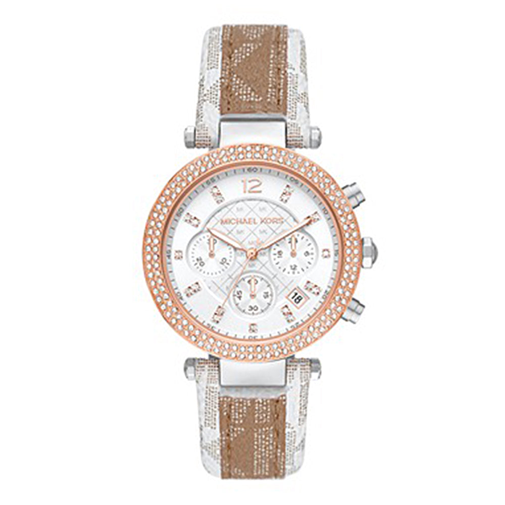 Michael Kors Analog Women's Watch Gold Plated Plastic Strap