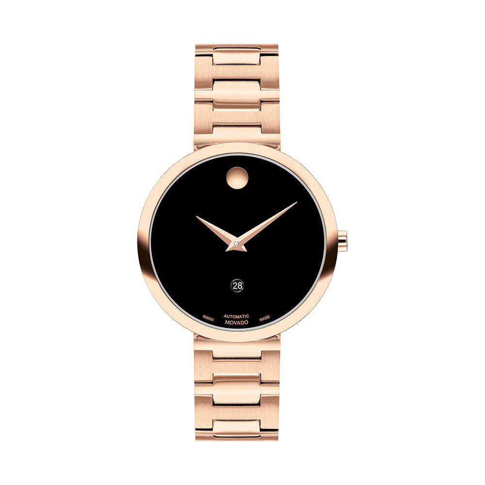 Movado Women's Watch Rose Gold Tone Case Quartz
