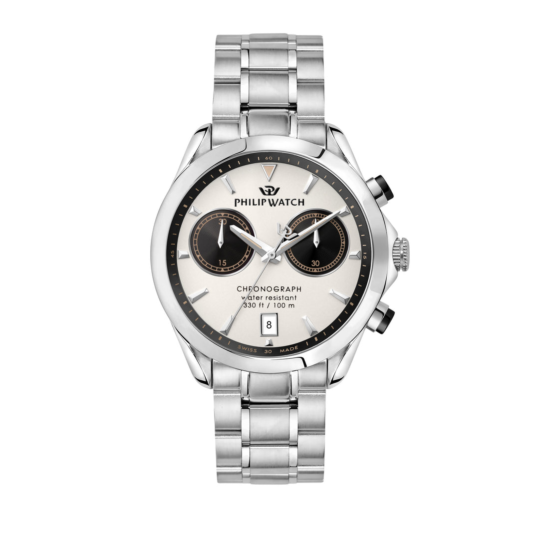 Philip Watch BLAZE RACING 41MM CHR WHITE DIAL BR SS