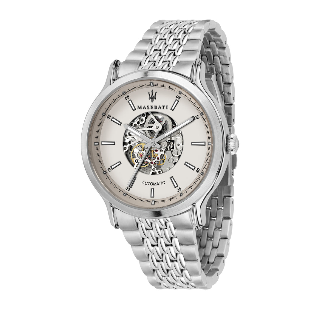 MASERATI EPOCA RACING 42mm AUTO IVORY DIAL BR SS