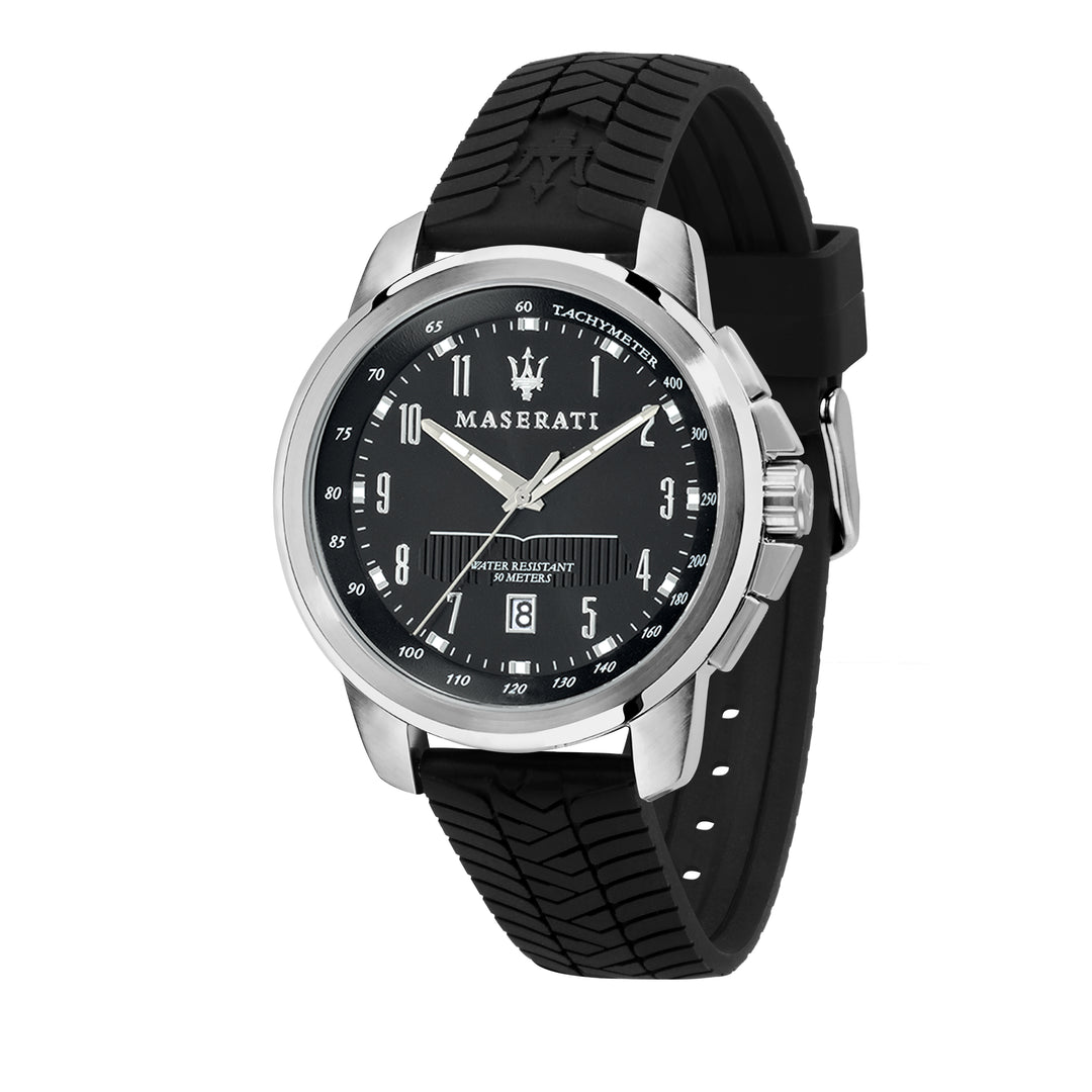 MASERATI SUCCESSO 44 mm BLK DIAL BLK STR