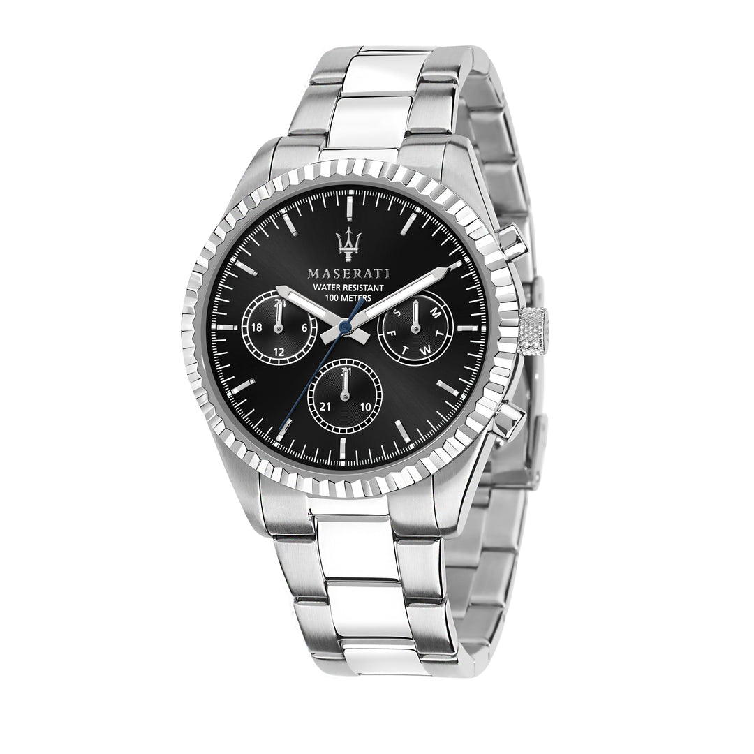 MASERATI COMPETIZIONE 43MM MULT. BLACK DIAL BR SS